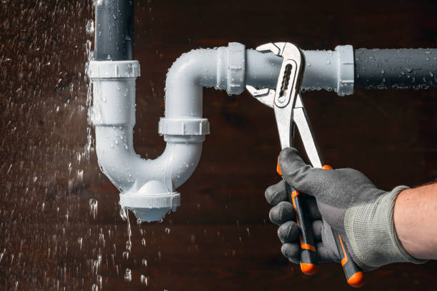 Professional Drain Cleaning technician working in Swanville, MN